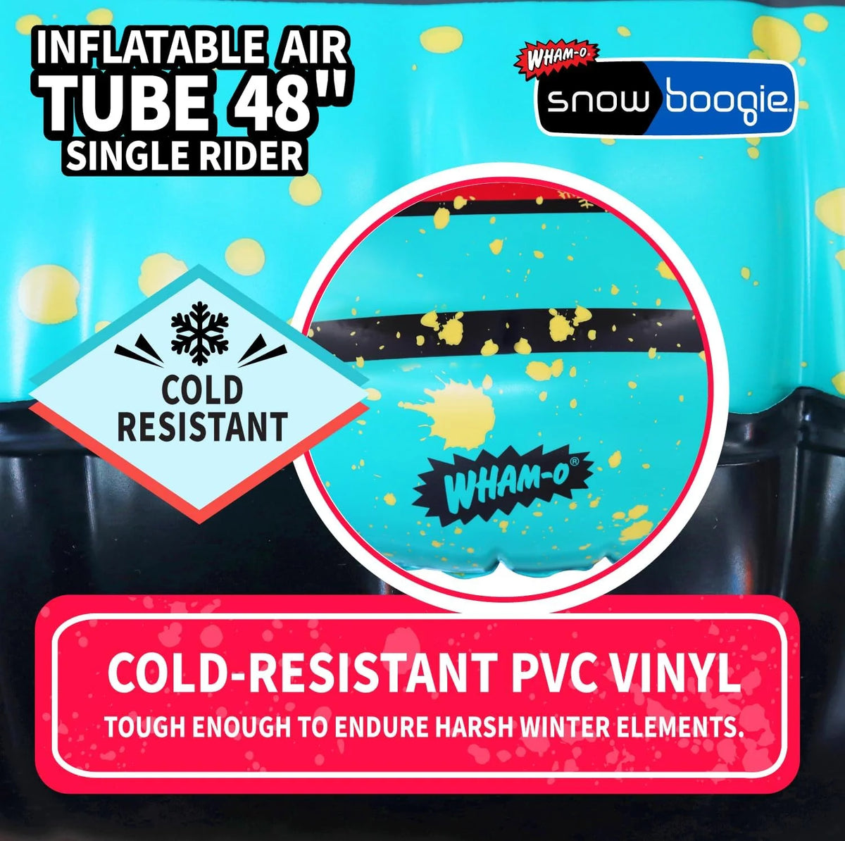 Inflatable Snow Sled with Soft Handles V19733