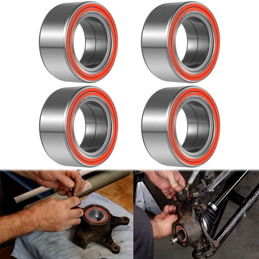 4 Pack Front & Rear Wheel Bearings B1725