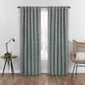 Sage Green 100% Blackout Rod Pocket Single Window Curtain Panel H9781