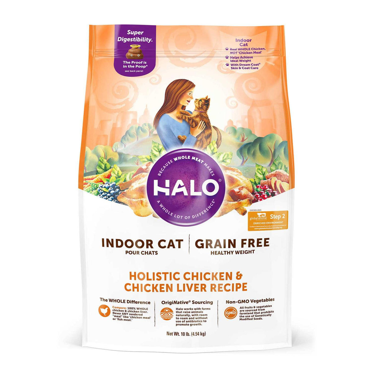 Grain-Free Chicken & Chicken Liver Dry Cat Food T768