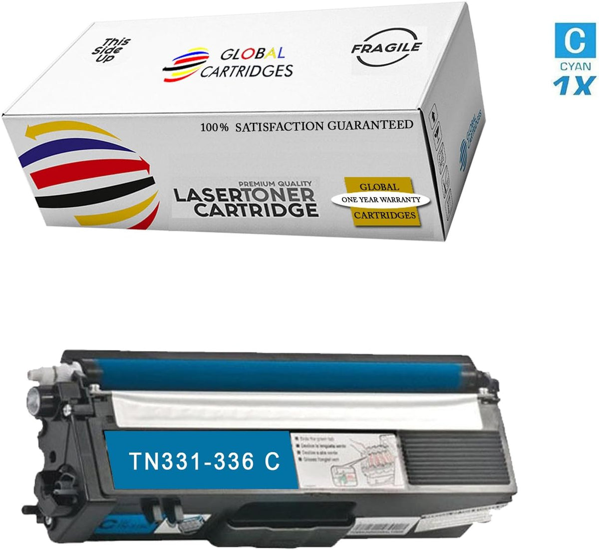 Compatible High Yield Toner Cartridges Set Black Cyan Magenta Yellow U535