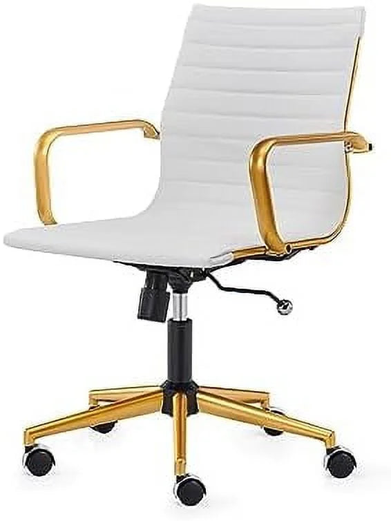 Terracotta Adjustable Swivel Office Chair with Armrest T756250