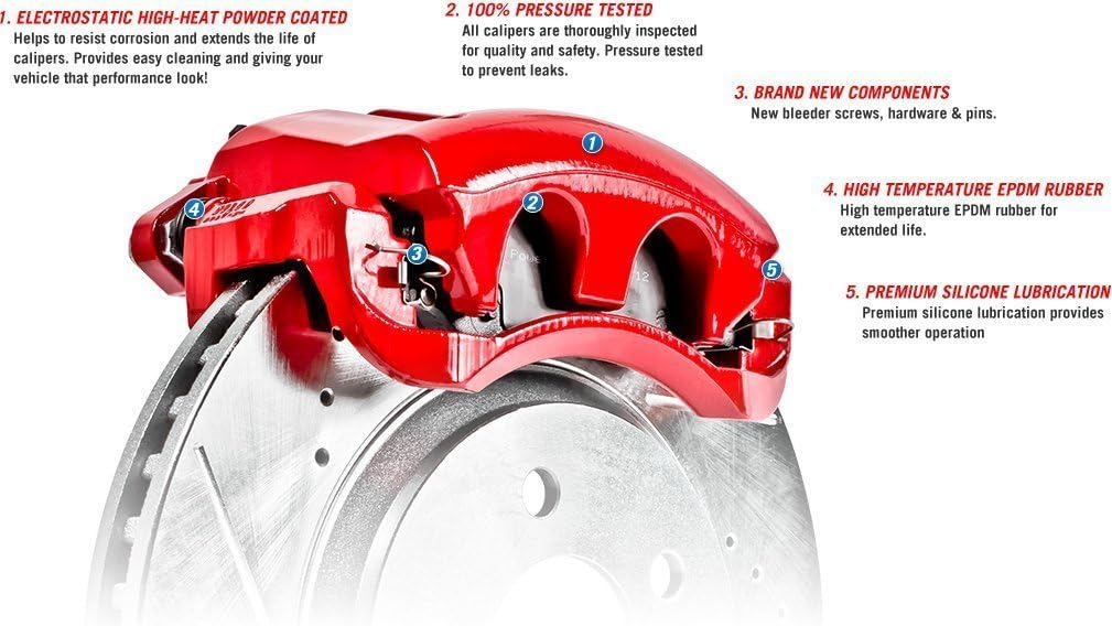 Front & Rear Brake Kit with Calipers W544885