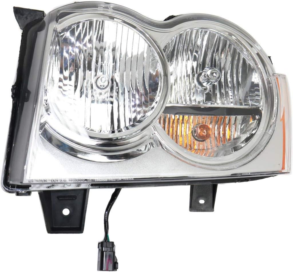 Headlight Assembly Pair for Jeep Grand Cherokee 2005 2006 2007 J65758