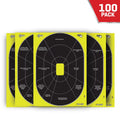Splash Firearm Shooting Targets, 100-Pack, Black Q331