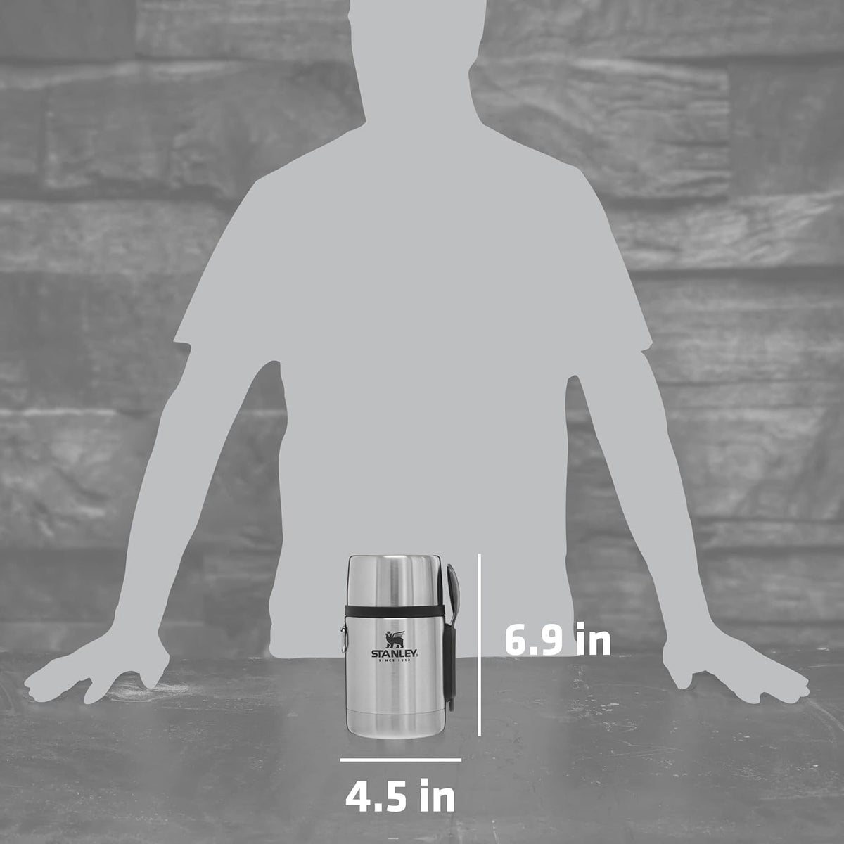 18 oz Stainless Steel Vacuum Insulated Food Jar W34488