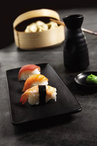Rect. Plate 27.5x18.5cm Black O9999