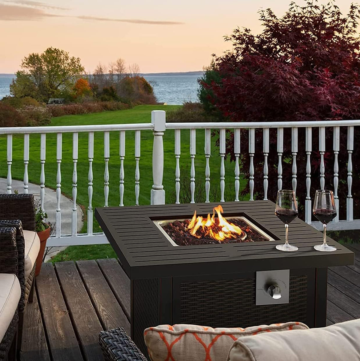 Propane Fire Pit Table 32 with 50,000 BTU D378