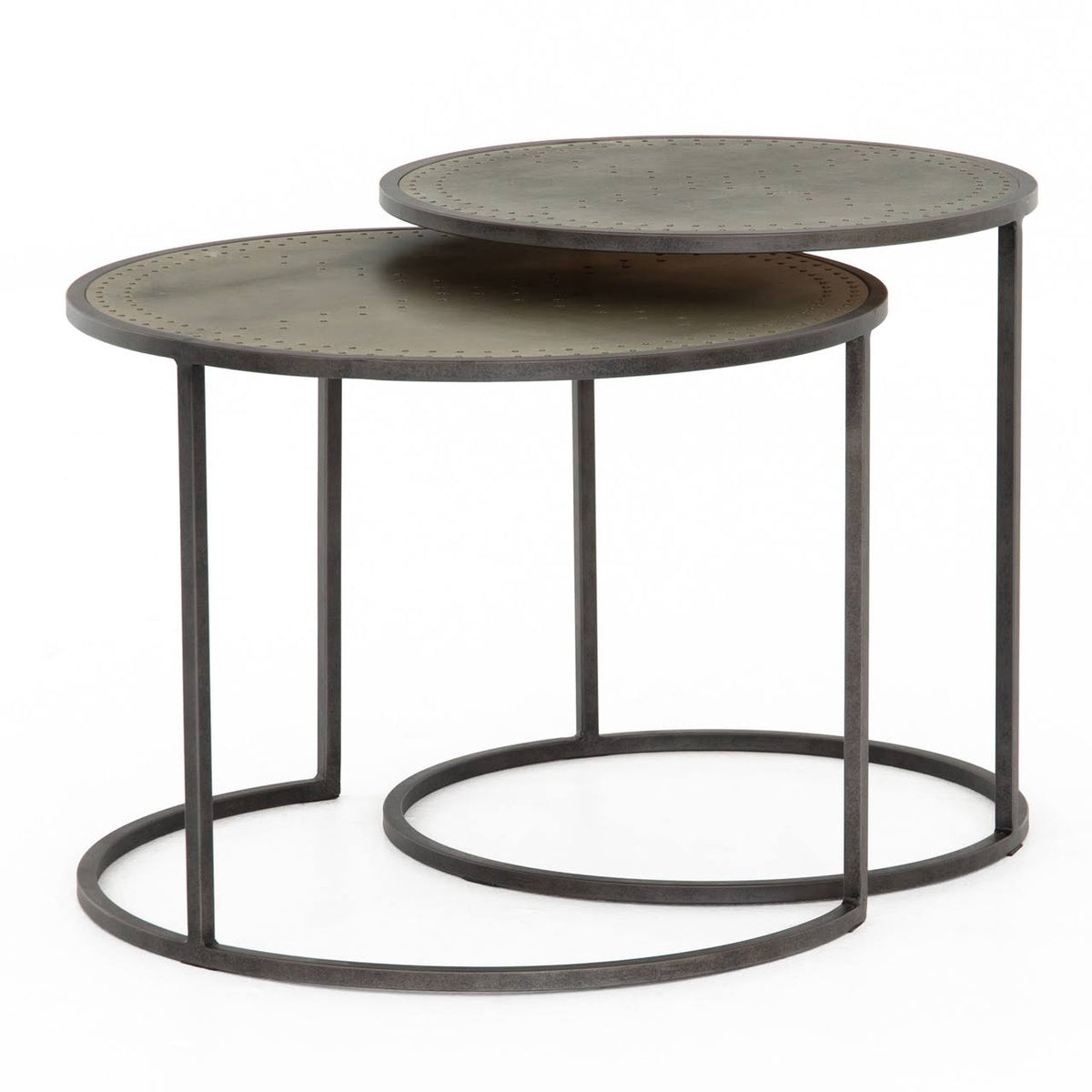 Galvanized Nesting Tables Z11188