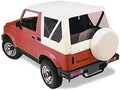 White Leather Grain Vinyl Soft Top for Suzuki Samurai U593051