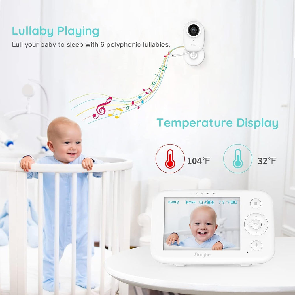 Video Baby Monitor with Cameras and Audio O522