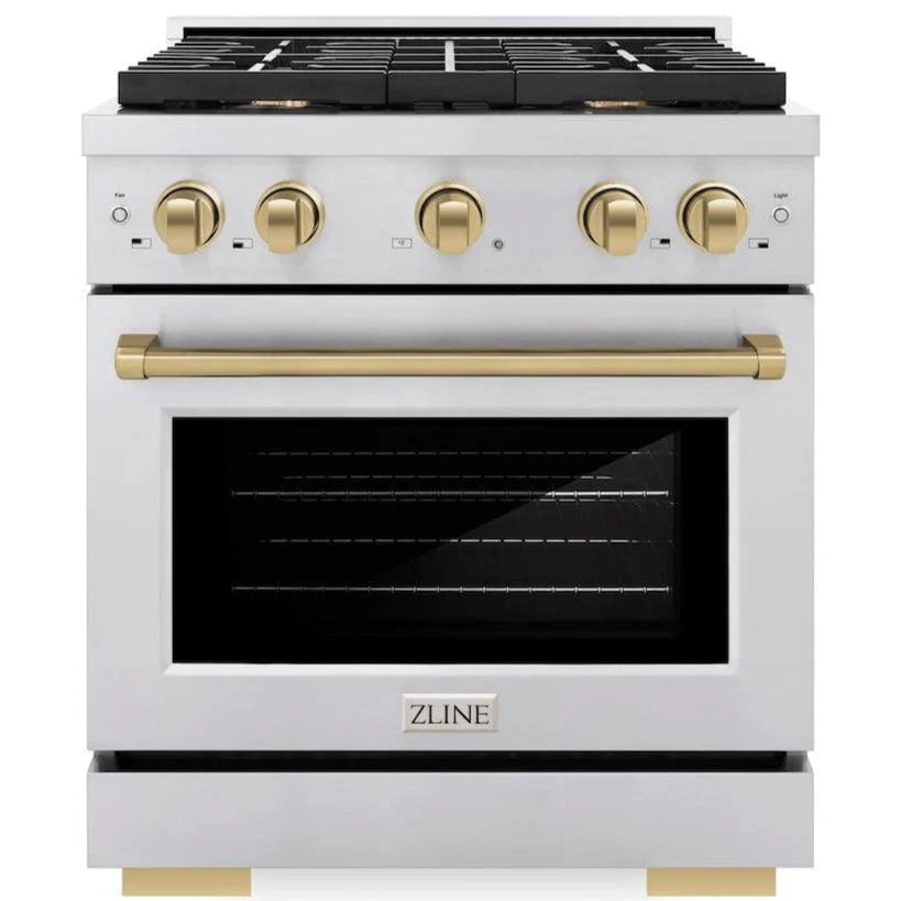 30 4.2 cu. ft. Gas Range with Convection Gas Oven in Stainless Steel T393