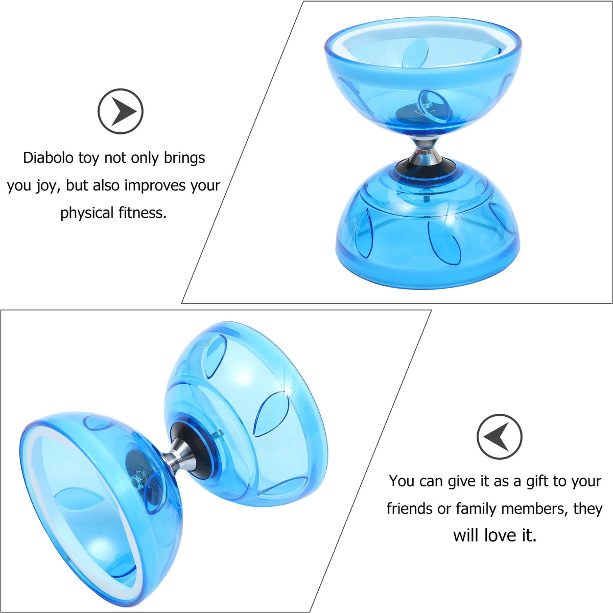 Chinese Yoyo Diabolo Toy Professional Juggling Diabolos B454