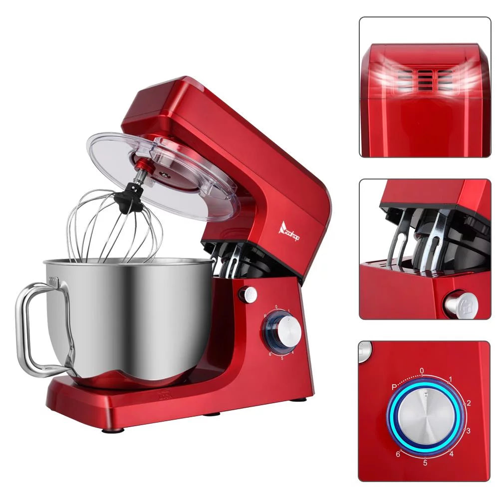 660W Tilt-Head Electric Mixer with 7.5 Quart Stainless Steel Bowl Y59571