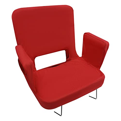 Black Extra Wide Stadium Seat with Back Support J732