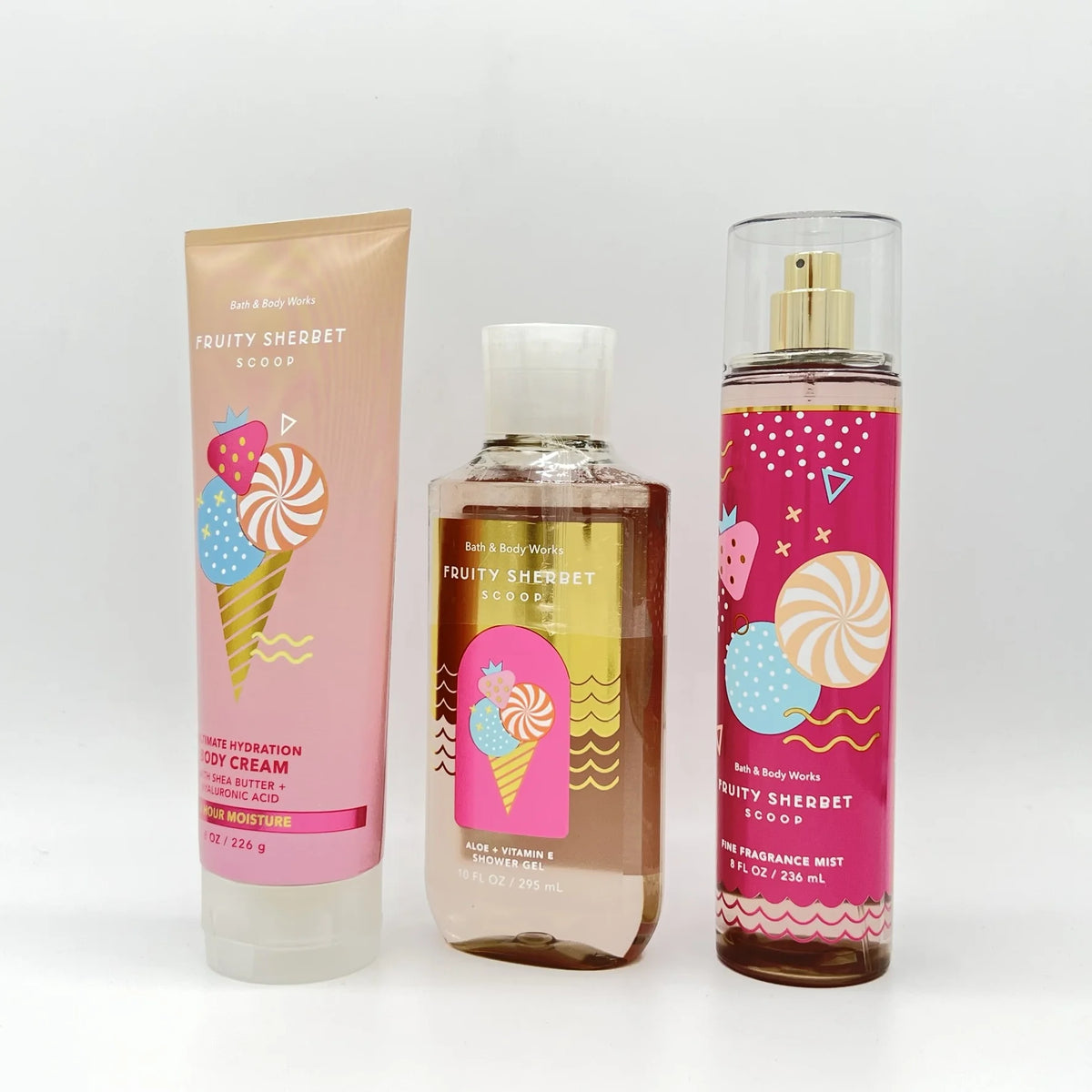 Body Cream, Shower Gel and Fragrance Mist 3-Piece Bundle M393678