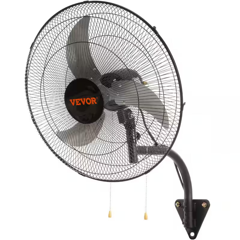 20 in. 3-Speed Oscillating Wall Mount Fan F48815
