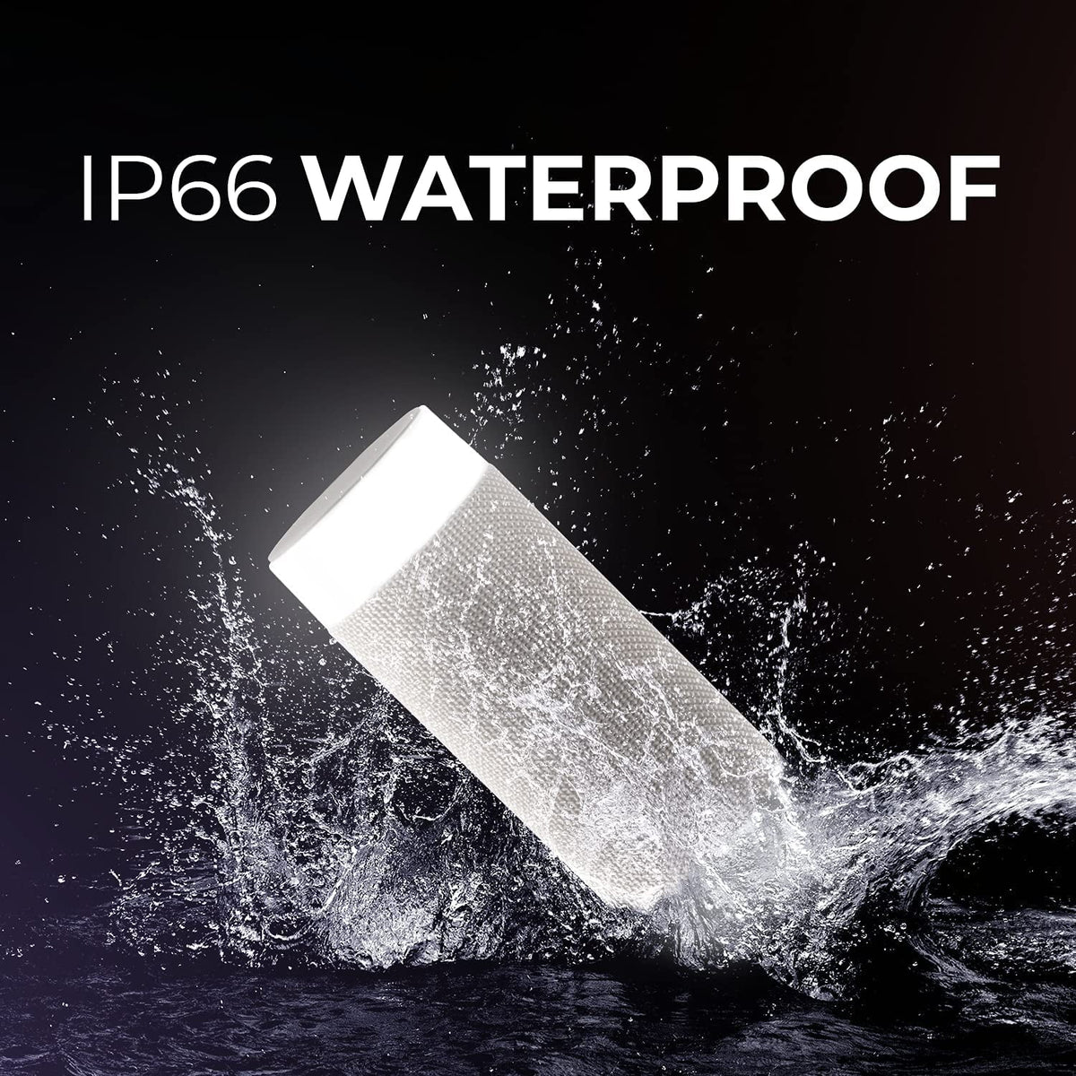 Wireless Bluetooth Speaker with LED Lights Waterproof Portable Speaker F390433