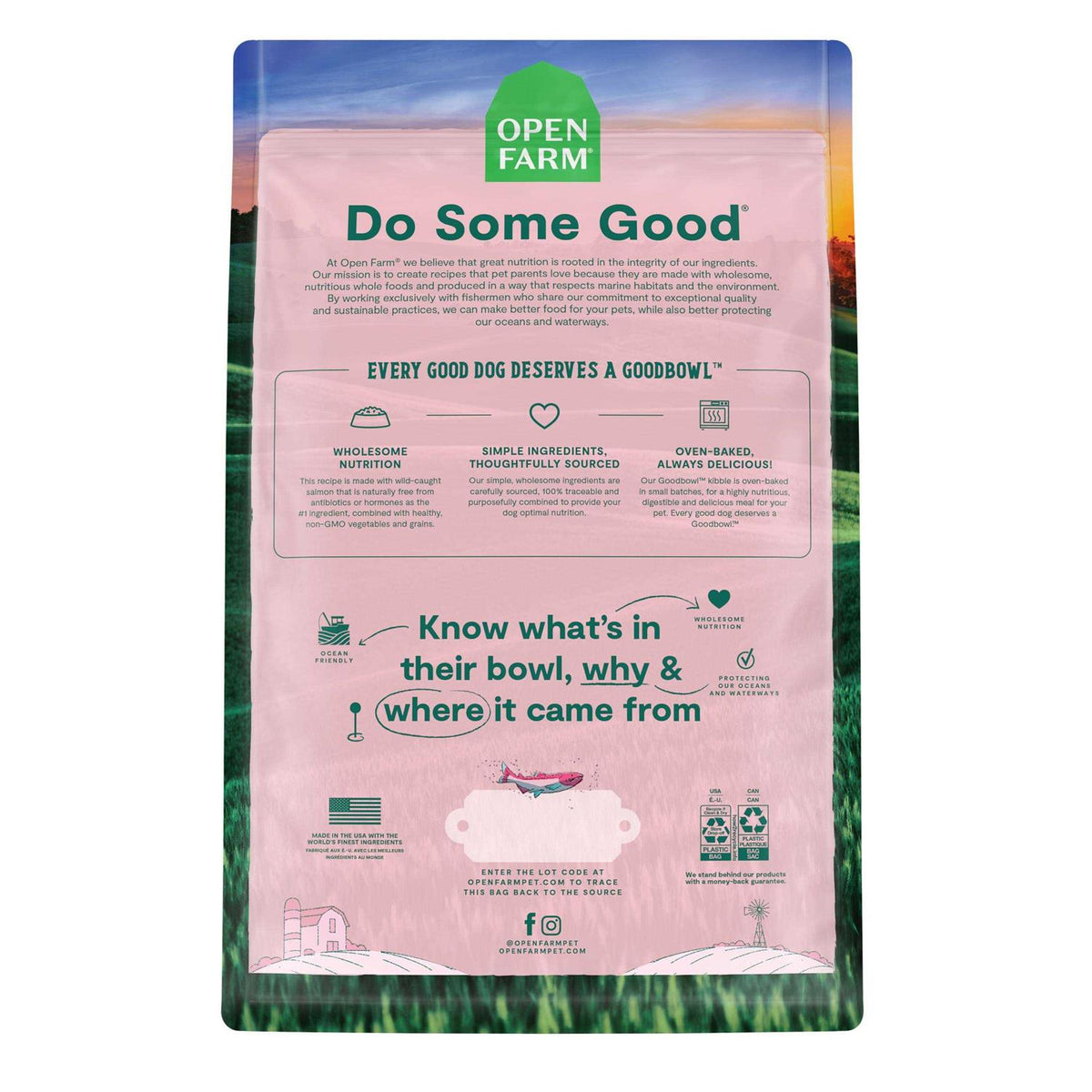 Wild Caught Salmon Brown Rice Dog Food L340313