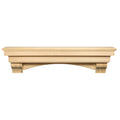 Unfinished Mantel Shelf 60x22 V287