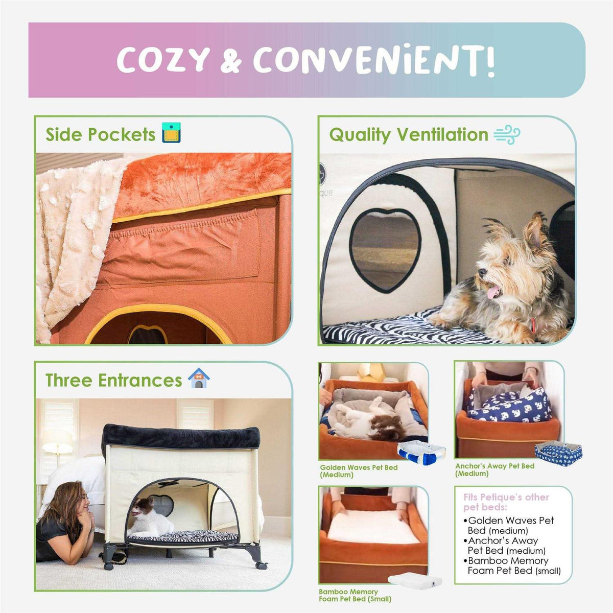 Bedside Lounge Pet Bed D341564