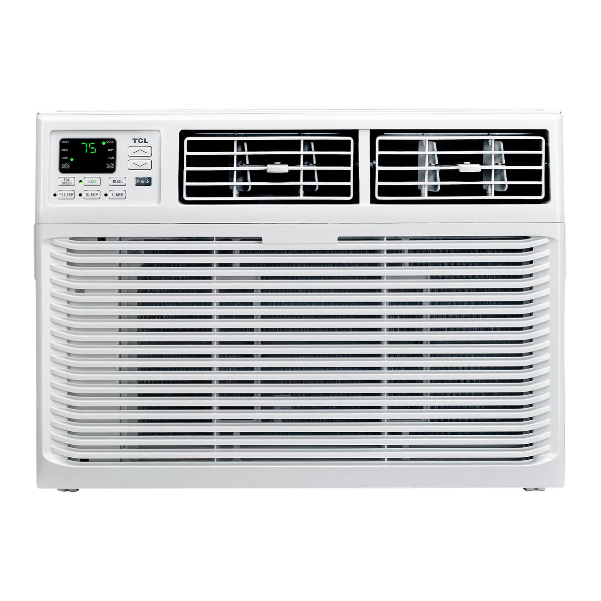 8000 BTU Smart Window Air Conditioner with Remote, White A389350