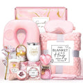 Ocean Relaxing Spa Gift Basket Care Package with Blanket L139013