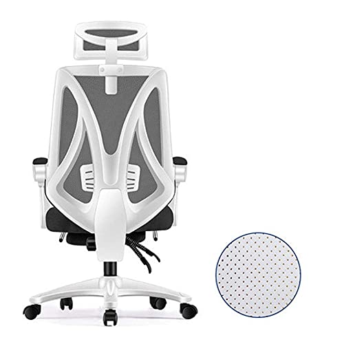 White Frame Green Net Gaming Racing Chair with High Back I9621