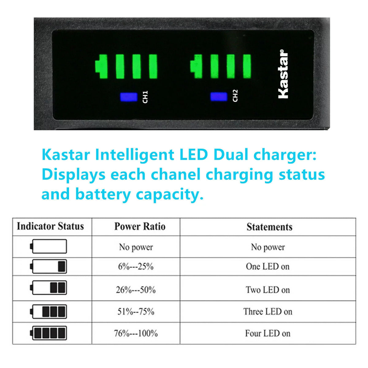 4-Pack Battery and USB Charger V347927