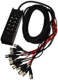 8-Channel XLR Snake Cable, 25-Feet R93457