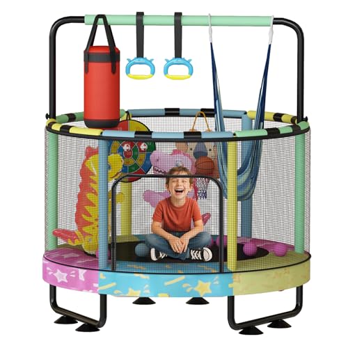 55" Trampoline with Safety Enclosure Net N138532