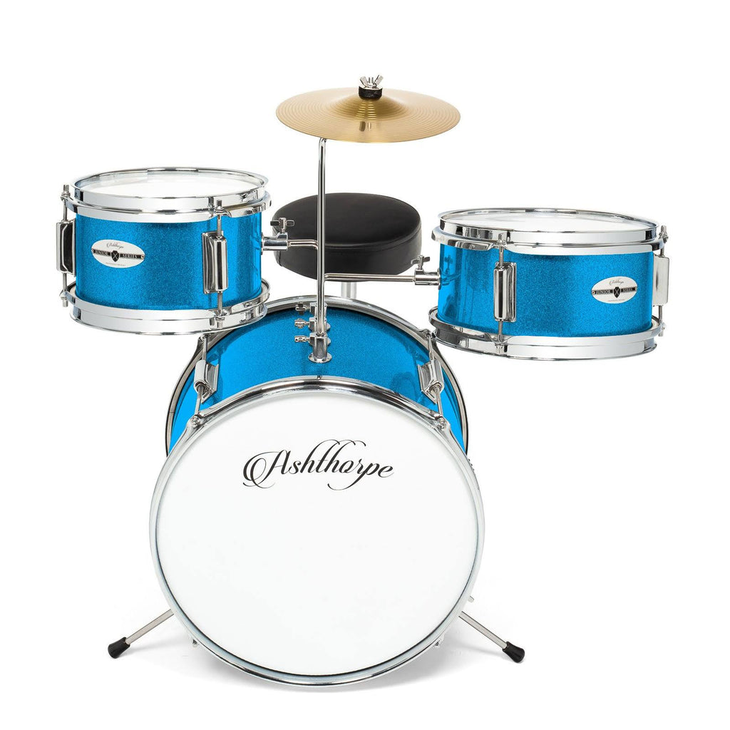 3-Piece Junior Drum Set with Bass, Throne, Cymbal, Pedal T6150