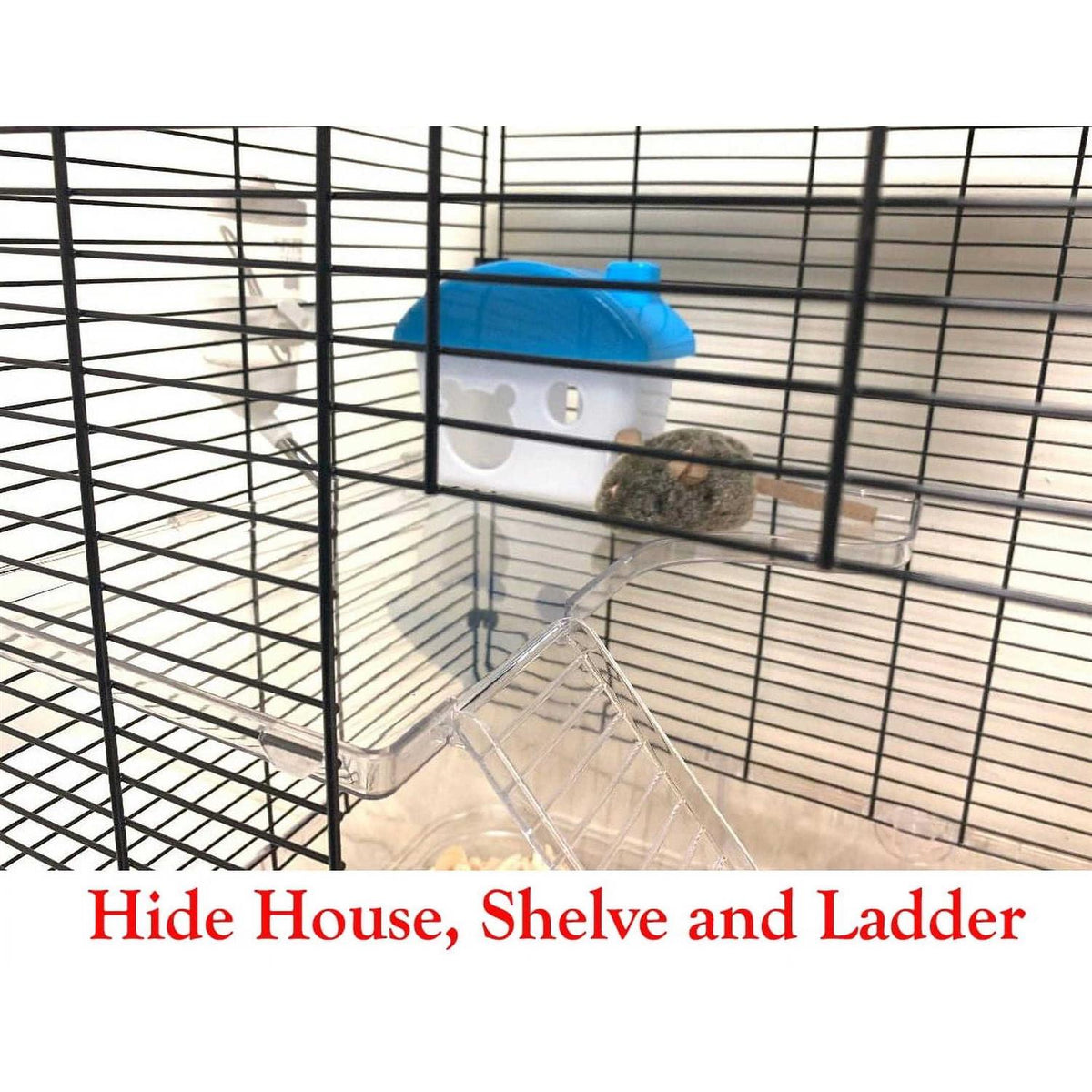 Large 3-Story Acrylic Clear Hamster Cage W263