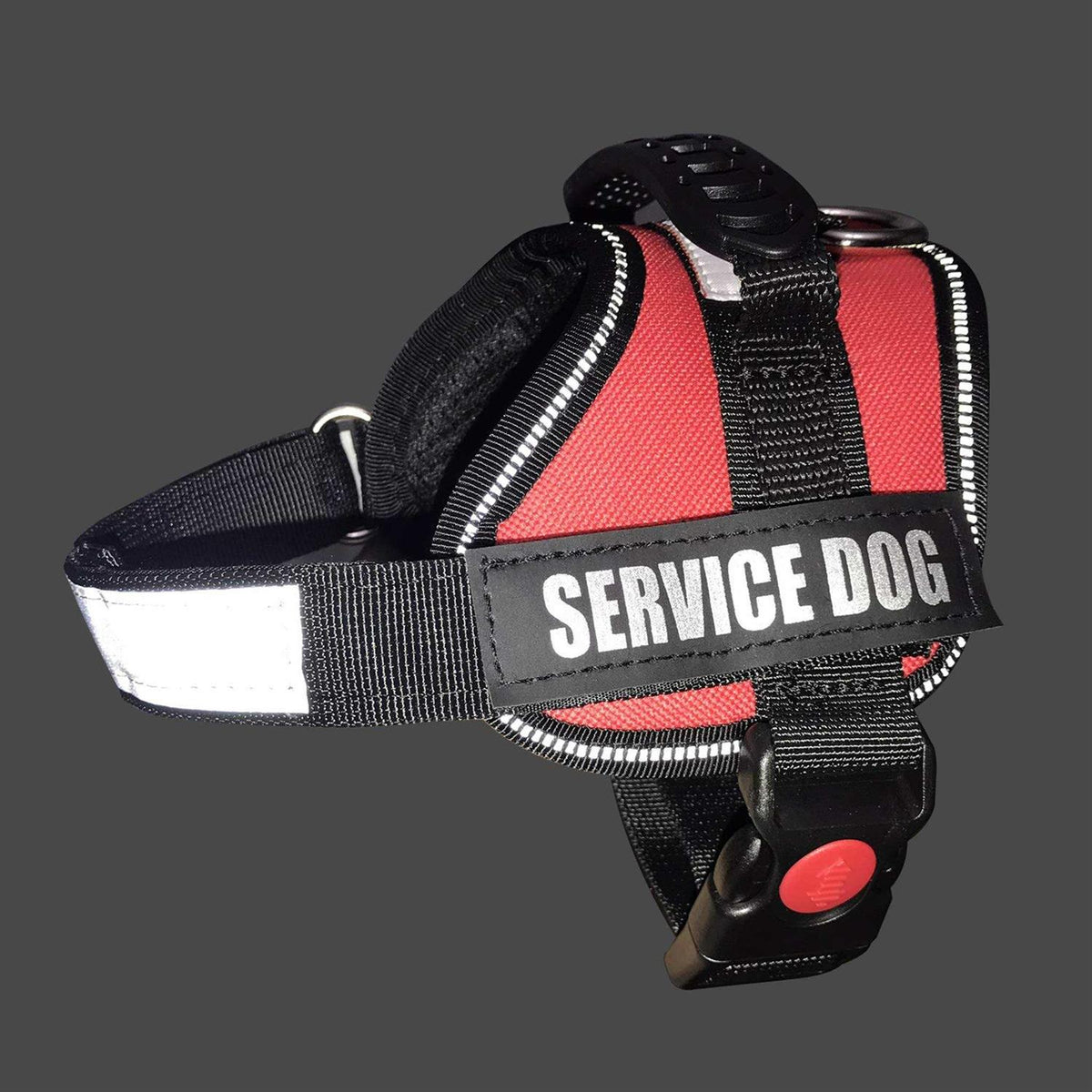 Service Dog Vest Harness Reflective Polyester Nylon E543