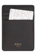 Black Leather Front Pocket Wallet Q54569