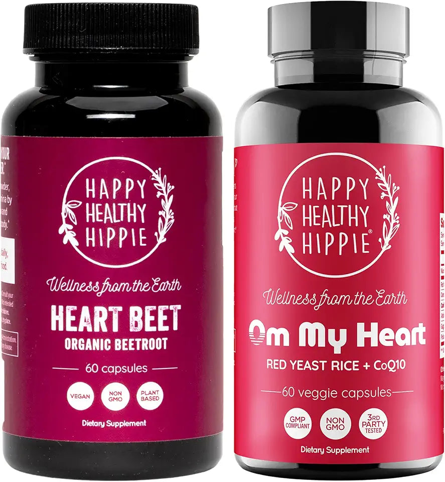 Red Yeast Rice with CoQ10 & Organic Beet Root Capsules G711
