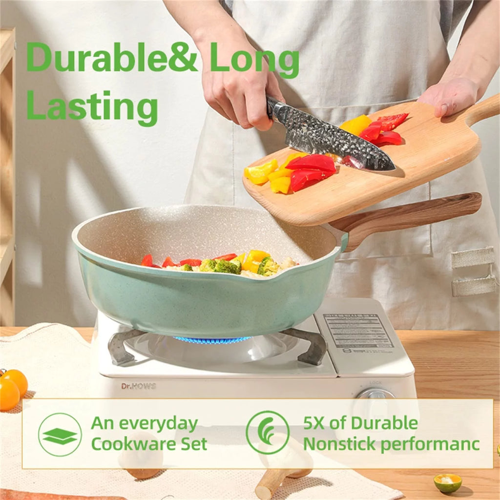 12-Piece Nonstick Granite Cookware Set R658