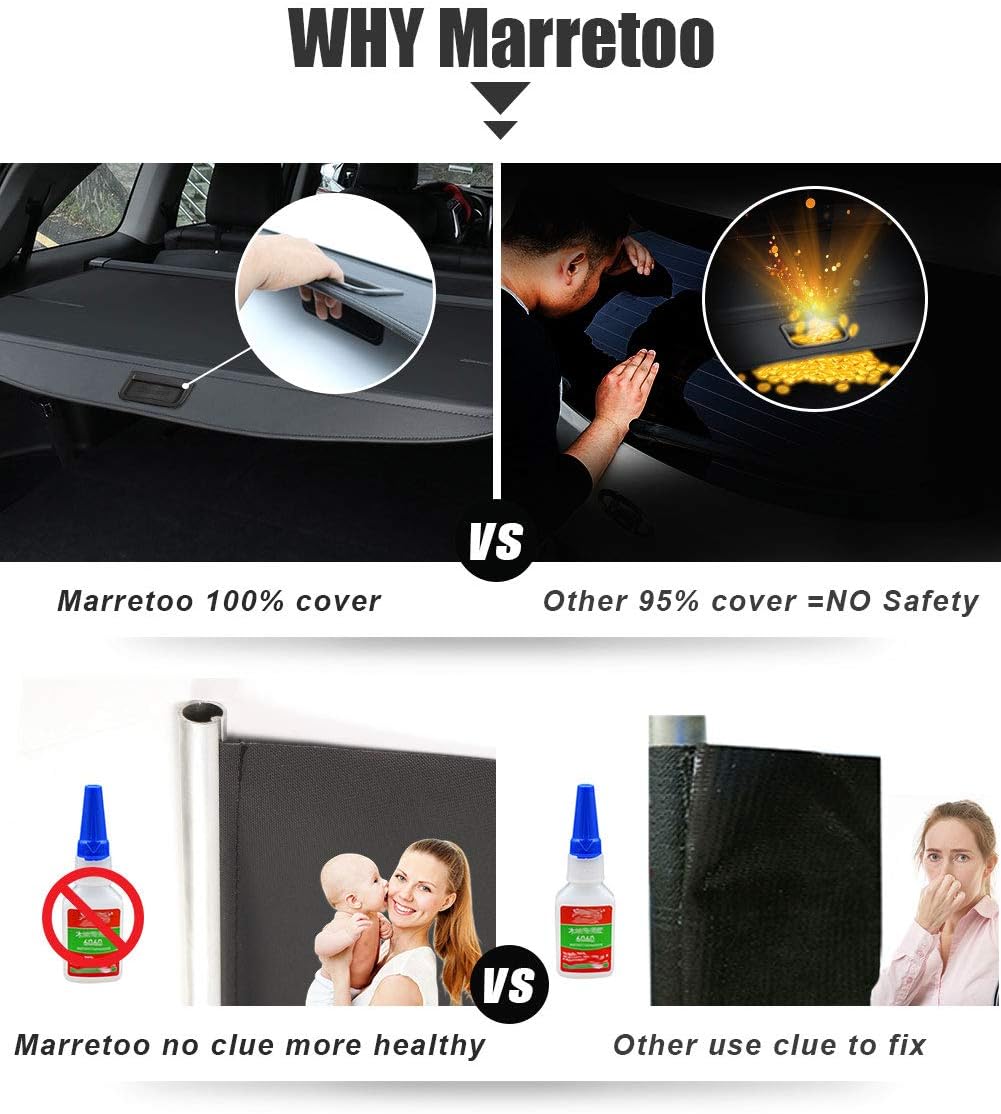 Black Retractable Cargo Cover I4641