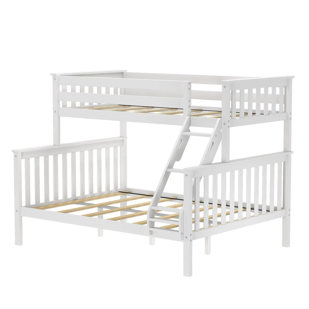 Solid Wood Twin XL over Queen Bunk Bed Y25303