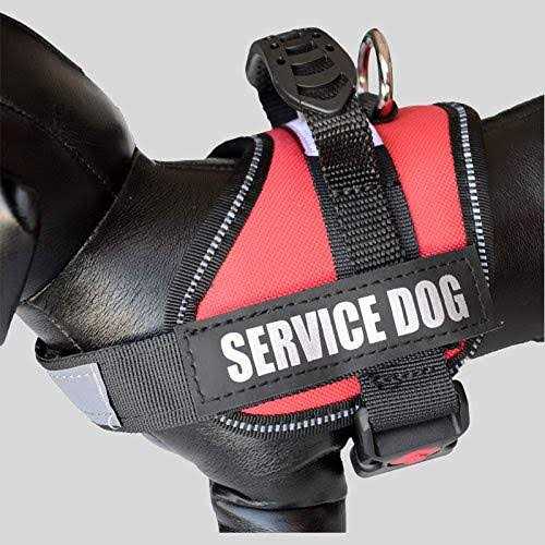 Service Dog Vest Harness Reflective Polyester Nylon E543