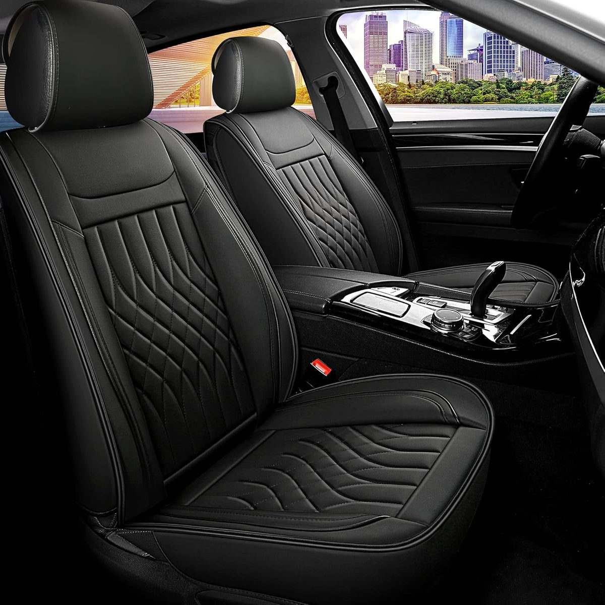 Leather Car Seat Covers Full Set C733