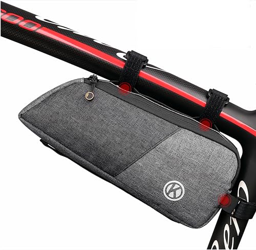 Black Waterproof Bicycle Frame Bag H4607