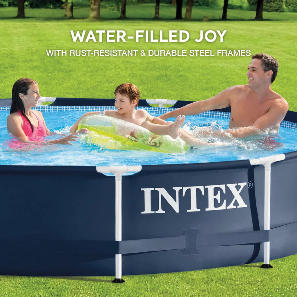 Metal Frame Above Ground Swimming Pool with Pump I448150