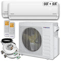 18,000 BTU 2 Zone Ductless Air Conditioner and Heat Pump E760989