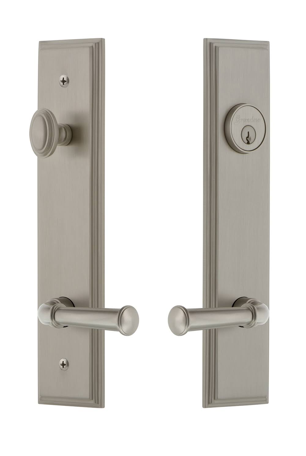 Satin Nickel Entry Lever U382
