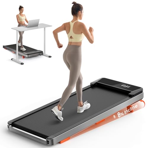 2.5HP Portable Under Desk Treadmill with Incline U171602