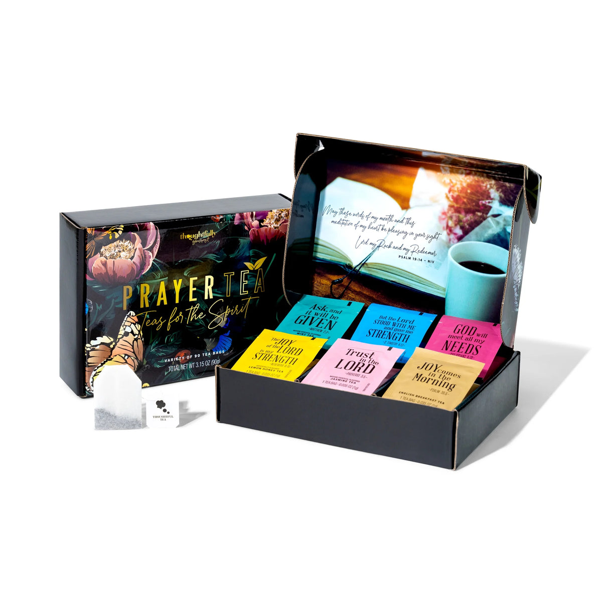Tea Affirmations Christian Prayer Gift Set, Set of 90 T893