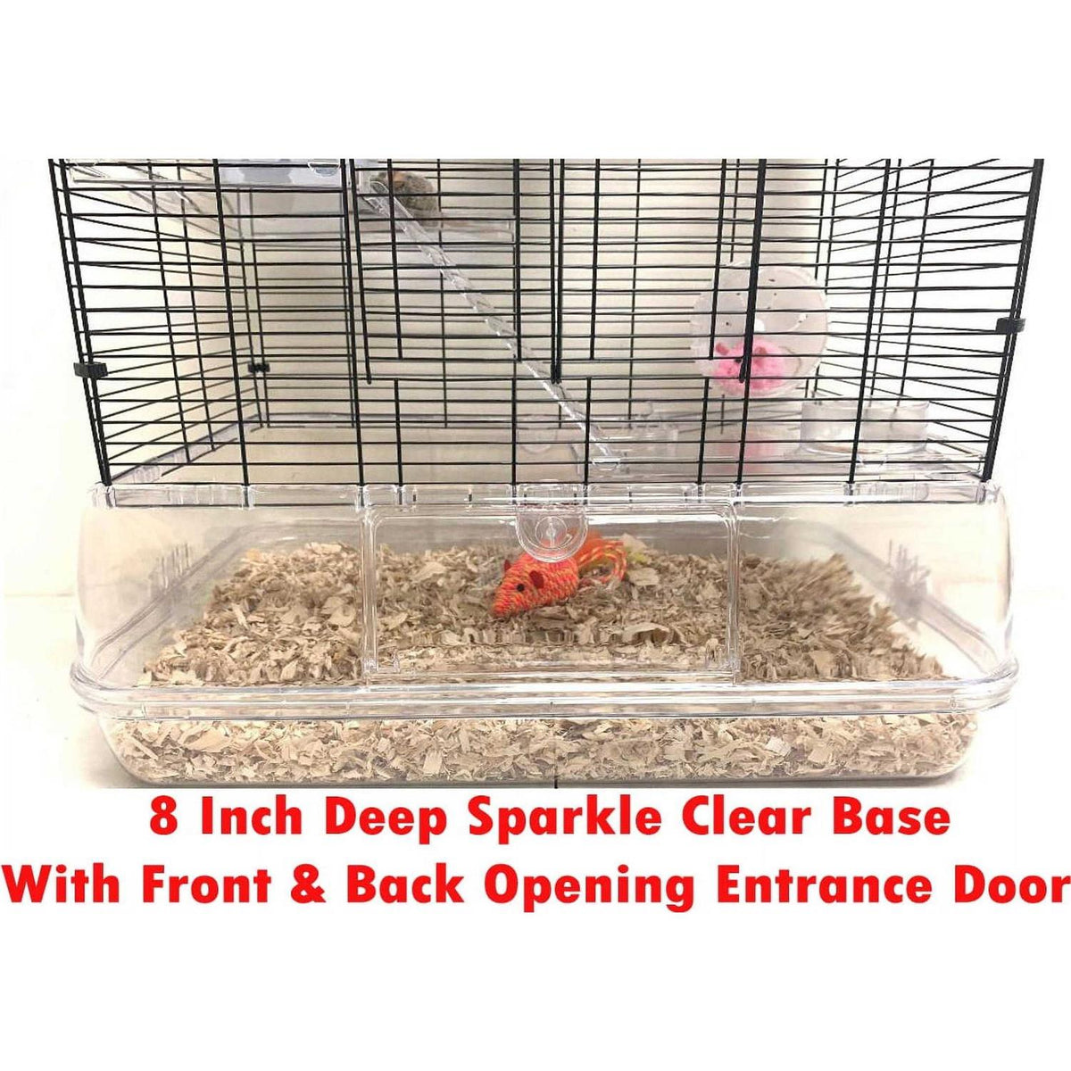 Large 3-Story Acrylic Clear Hamster Cage W263