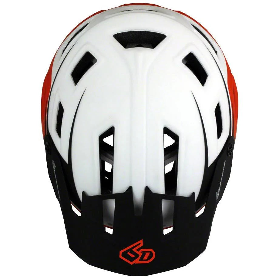 White/Red Evo Trail Helmet K6389