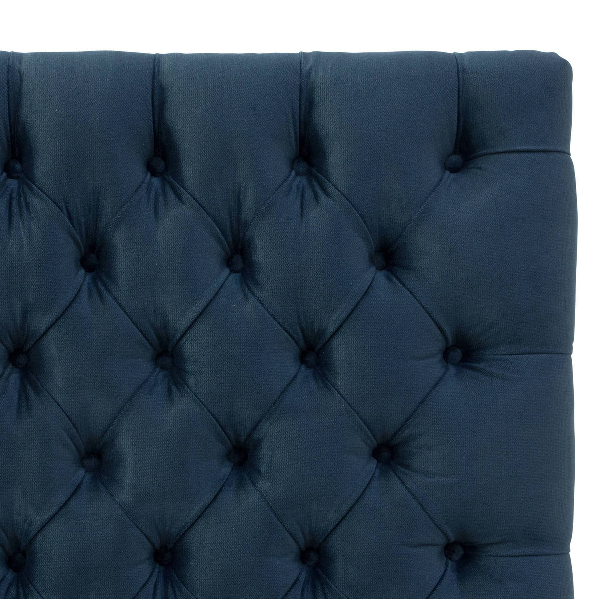 Tufted Headboard in Mystere Eclipse Blue X3285